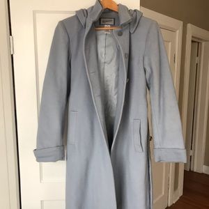 Vintage long blue dress coat